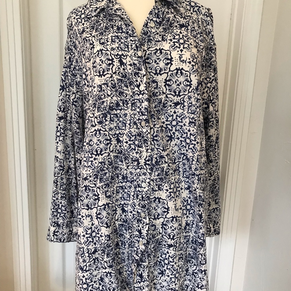 Batik Print Top